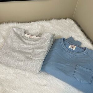 Todd Snyder x Champion  Crew Neck sweatShirts - Gray and Blue XXL